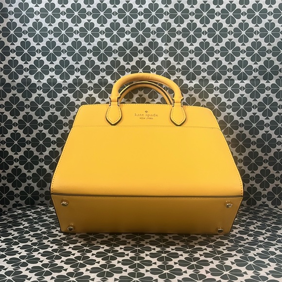 ♠️kate spade Madison Saffiano Small Satchel, Daffodil NWT - Picture 9 of 13